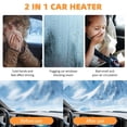 thumbnail image 3 of Car Heater, 12V Winter Car Defogger, 150W Portable Car Heater,Plug Into Cigarette Lighter Car Defroster, 2-in-1 Fast Heating/Cooling, 3 of 9