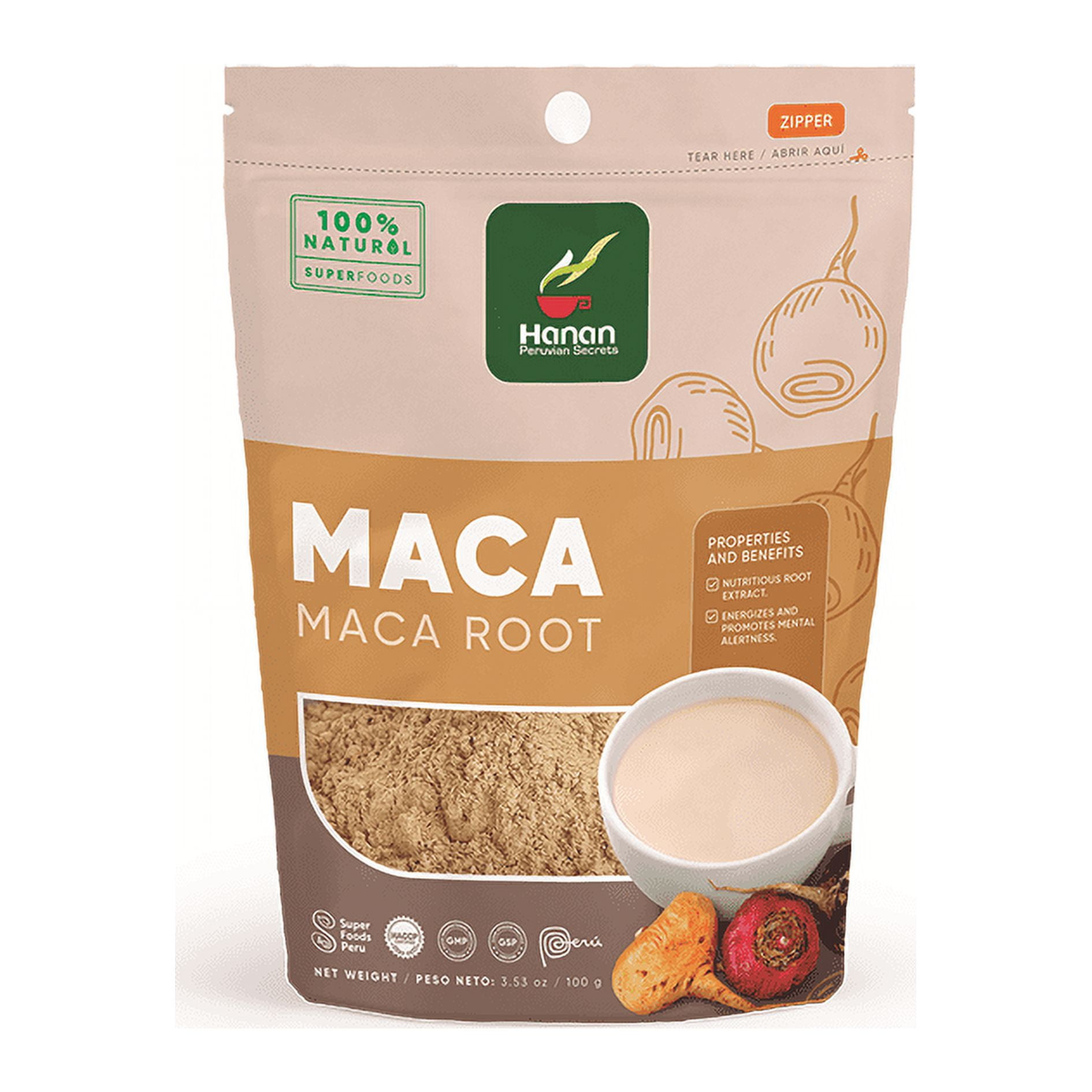 Maca Peru FitLight Root Powder Tri-Color Black Red Yellow 3.5oz/100g. Rich in Vitamins/Minerals to Naturally Boost Energy and Hormonal Balance for Men/Women; Superfood Breakfast/Smoothies, Gluten-Free