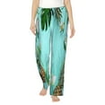 thumbnail image 2 of Lsque Tropical Pineapple Print Women's Pajama Pants, Lounge Pant - Comfortable Home Wear,Elastic Waistband, Stylish Design-Large, 2 of 9