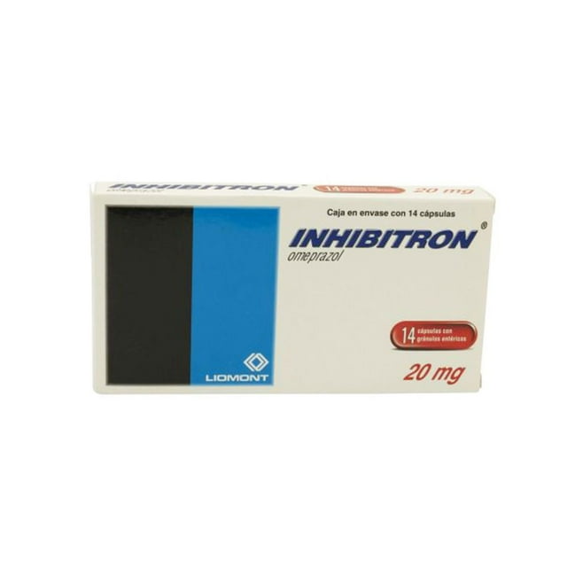 Inhibitron 20 mg Caja Con 14 Cápsulas Inhibitron CREMA
