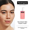 thumbnail image 3 of Neutrogena Oil-Free Pink Grapefruit Acne Face Wash, Salicylic Acid Facial Cleanser, 9.1 fl oz, 3 of 6