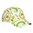 thumbnail image 3 of Fotbe St Patrick's Day1 Classic Baseball Cap, Adjustable Snapback Hats, Outdoor Baseball Hat for Men and Women Cotton Soft, 3 of 9