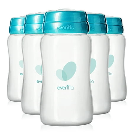 Evenflo Breast Milk Collection Bottles, 5oz 6 (Best Bottle To Wean From Breast)