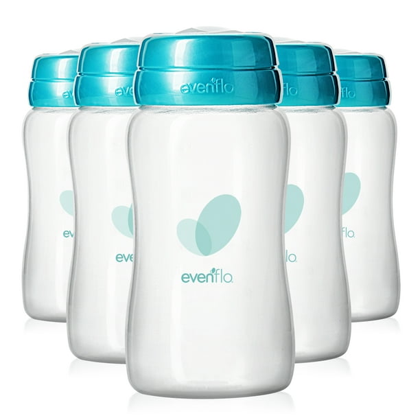 Evenflo Advanced Breast Milk Collection Bottles, 5oz 6 pack Walmart