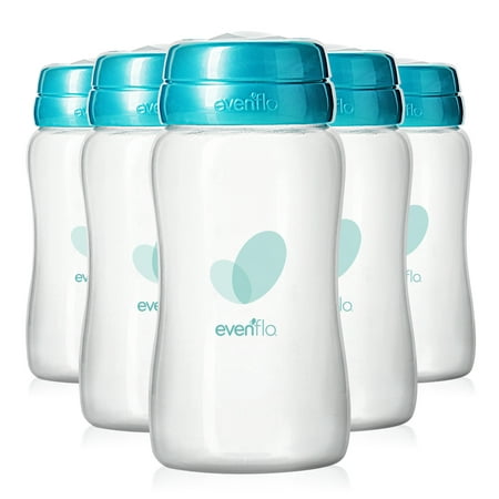 Evenflo Breast Milk Collection Bottles, 5oz 6 (Best Bottles For Expressed Milk)