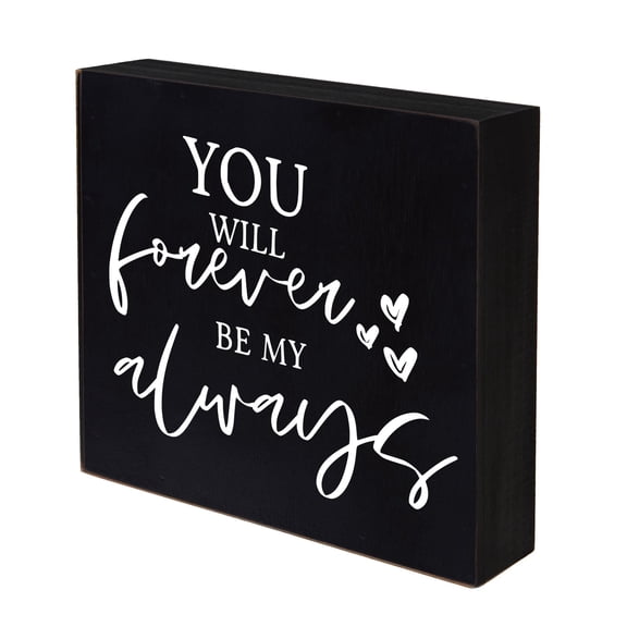 Inspiring Modern Framed Shadow Box 10x10 You Will Forever Be