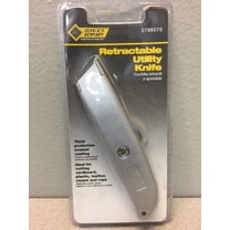 Steel Grip Dr76522 6 In. Retractable Utility Knife Silver