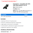 thumbnail image 2 of Fuel Injector - Compatible with 1999 - 2002 Toyota 4Runner 3.4L V6 2000 2001, 2 of 2
