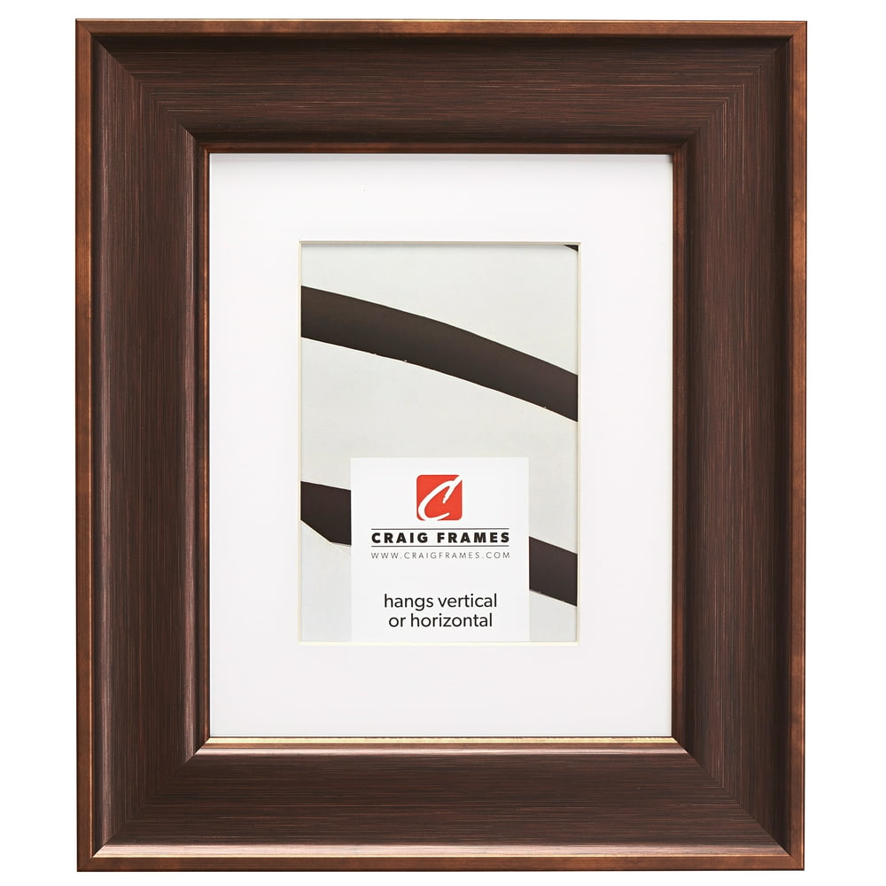 Craig Frames Resilience, 12x16 inch Distressed Bronze Picture Frame