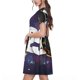 thumbnail image 2 of Balery 2025 Happy New Year 4 Vestidos sueltos de manga corta para mujer, vestidos de verano 2025, vestidos casuales de corte A con vuelo., 2 of 6