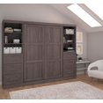 thumbnail image 1 of Bestar Pur Lit Escamotable Mural Complet et 2 Unités de Rangement avec Tiroirs (109 Po L) - Offert en 3 Couleurs, 1 of 15