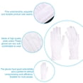 thumbnail image 3 of maskred 2pcs/set Ergonomic White Uniform Gloves With Ergonomic For Jewelry Inspection 1Set, 3 of 6