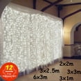 thumbnail image 2 of Guirnalda de luces LED con forma de carámbano de 3 x 1/3 x 3/2 x 2 m, guirnalda de luces navideñas para exteriores, hogar, boda, fiesta, cortina o decoración de jardín, 2 of 5