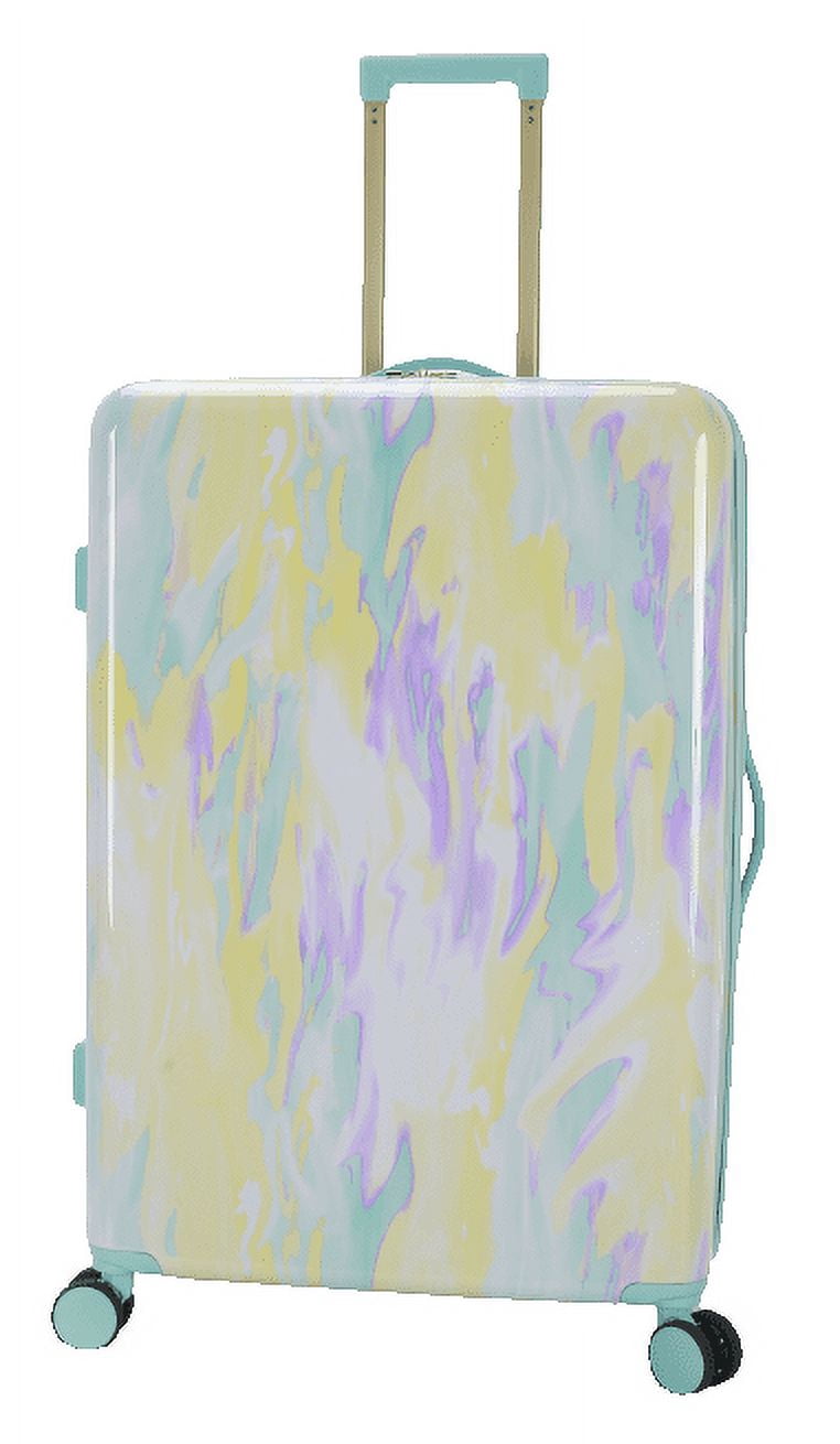 ABS Plastic 28-inch Hard Side Checked Luggage in Tie Dye Print, Walmart Exclusive, All Ages