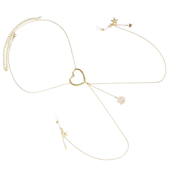 Giaone Stylish Adjustable Body Chain Necklace Party Body Jewelry Nipple Chain for Party