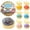 #11, variant on Glowing Pumpkin Squishy Toy Slow Rising Squeeze Ball with Internal Light for Halloween Party Decor Festive Hand Squeeze Entertainment