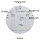 thumbnail image 4 of Easy to Read Digital Bathroom Clock with Remote Control and Waterproof Design, 4 of 10