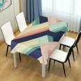 thumbnail image 4 of Yayeee Tablecloths 54" x 72" Rectangle Wrinkle Resistant Party Table Cover, Green Stripes, 4 of 8