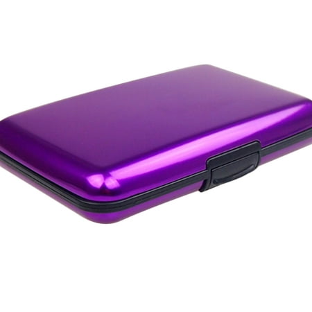 3pcs Portable Business Id Credit Card Holder Wallet Pocket Case Anti Rfid Safe Protection Hard