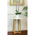 thumbnail image 4 of Eccostyle Solid Bamboo Frame Square Plant Stand - White, 4 of 6