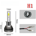 thumbnail image 2 of Mini faro LED para coche C6s2, sin ventilador, luz de lejos y de cerca, luz integrada para coche h1h3h4h7h8h11, 2 of 5