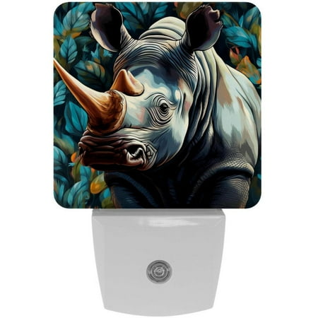 

Rhinoceros LED Square Night Lights - Illuminating Your Space with Style | Energy-Efficient Bedroom Lighting