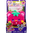 thumbnail image 7 of Polly Pocket Dolls and Playset, Fidget Exterior Travel Toy, Straw-beary Patch Compact & Accessories, 7 of 7