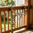 thumbnail image 5 of Artificial Rose Vines Garland 180cm Fake Flower Garland with Green Leaves Decorative Floral Ivy for Wedding Arch Garden Wall Balcony Living Room Bedroom Party Mother's Day Home Decor, 5 of 6