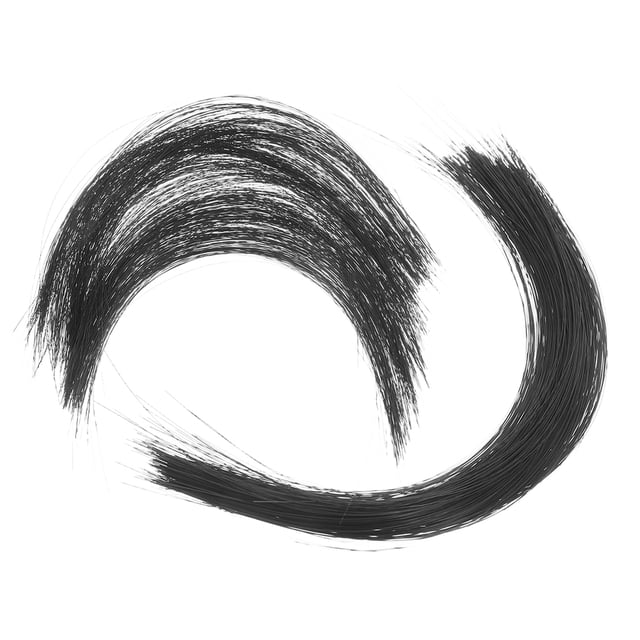 Raindrops Black Simulated Animal Whiskers for Handmade Crafts and Needle Felting Projects