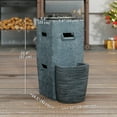 thumbnail image 3 of Outsunny 15000 BTU Propane Fire Pit Table with Garden Fountain, LED Light, 3 of 10