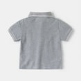 thumbnail image 5 of Zanarzt Toddlers and Boys' Short Sleeve T Shirts Cotton Baby and Toddler Boys' Everyday Short Sleeve Graphic T Shirts Back to School Clothes Grey,5-6 Years, 5 of 6
