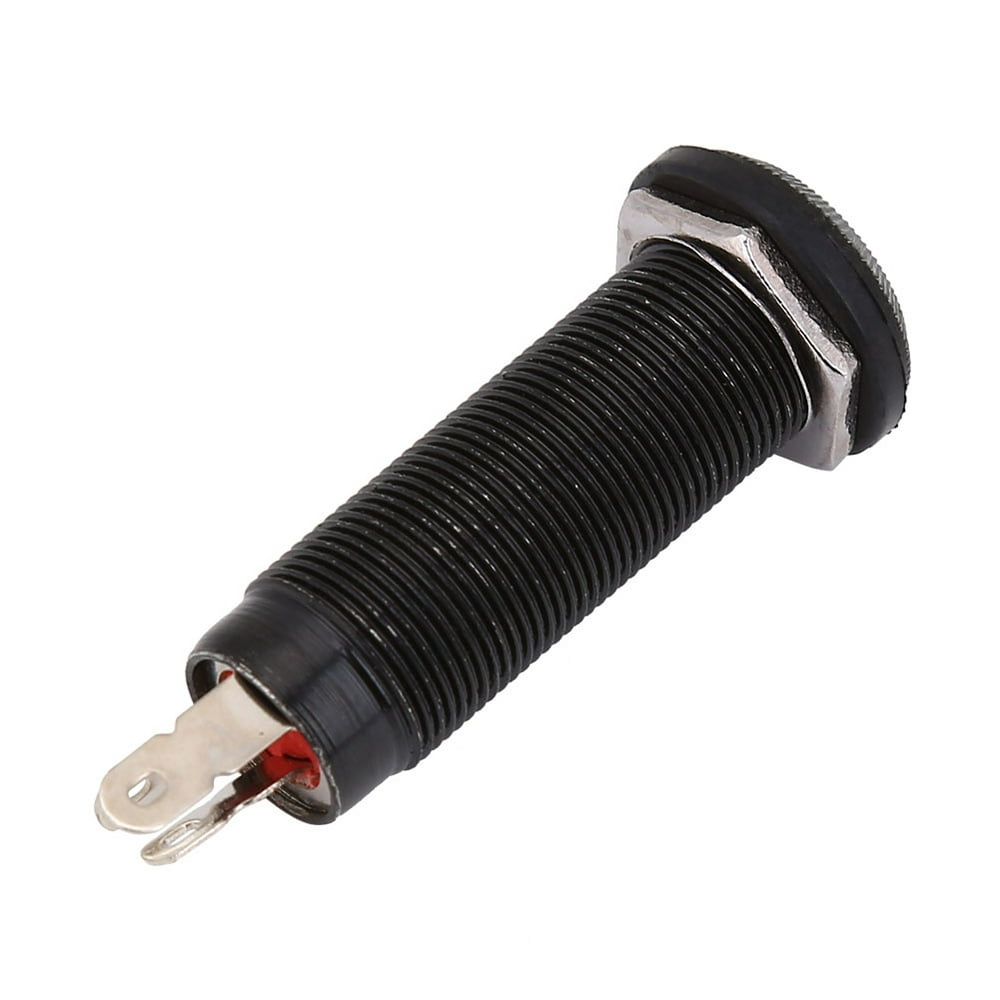 WALFRONT Threaded Cylinder Output Jack Plug Socket Connector 1/4inch