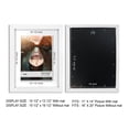 thumbnail image 7 of CAVEPOP 16"x20" White Wood Poster Frame with Included Matting to Display 11"x14" Photo, 7 of 7
