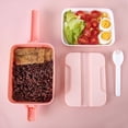 thumbnail image 3 of YAOMOBB Récipient à Salade Étanche avec Compartiments 5 Compartiments Boîte à Lunch Grande Capacité Sans BPA Récipient Empilable, 3 of 7