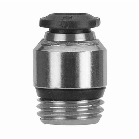 Aignep Usa Male Connector,6mm Tube Sz,Brass,PK5 50010N-6-1/8-PK5