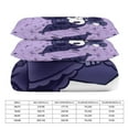 thumbnail image 2 of Kuromi Anime Cartoon Sheet Set 3 Piece Bedding Set Cute Christmas Bedroom Decor 90"x90", 2 of 6