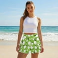 thumbnail image 5 of Xoenoiee Green Golf Print Womens Pleated Tennis Skirts Soft Breathable Built-in Shorts Inner Pockets High Waisted Athletic Golf Skorts for Women, Size M, 5 of 7