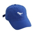 thumbnail image 1 of MIASHUI Kids Hat Dinosaur Embroidery Toddler Lightweight Adjustable Baseball Cap,Blue,2-8 Years, 1 of 5