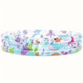 thumbnail image 2 of Bamboohart 2-Size Inflatable Pool with Vibrant Underwater Theme Design - Durable Lightweight & Portable for Indoor/Outdoor Use  No Electricity Needed  Includes Multiple Components for Fam, 2 of 4