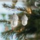 thumbnail image 5 of 2pcs Silver Acorns Christmas Tree Ornaments Glass Decorations Acorns Christmas Pendant New Year Home 2024 Noel, 5 of 5
