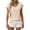 Apricot, variant on Women'S Sleeveless Sweater Casual V Neck Cap Sleeve Knit Pullover Tank Tops Creamy White L