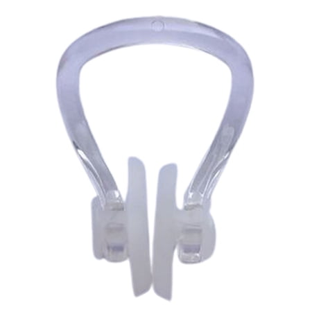 Sufanic 10Pcs Swimming Nose Clip Plug Swimming Underwater Pool Noseclip for Kid Adults,Transparent