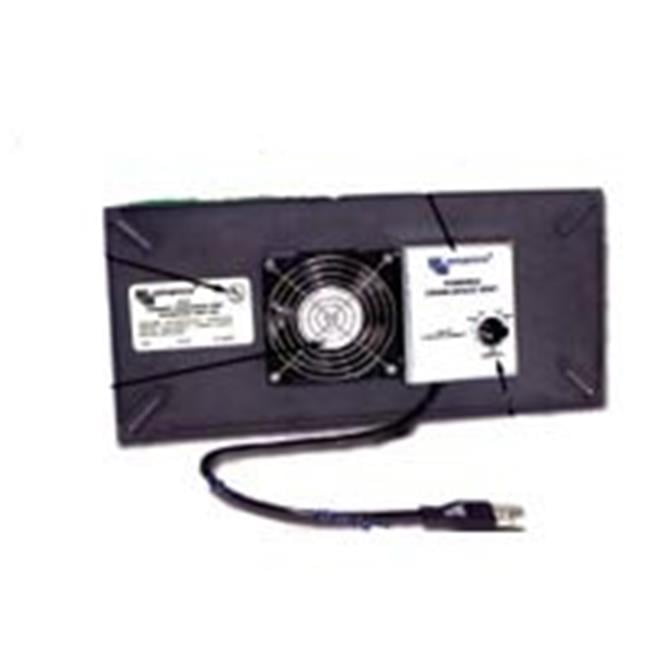 Lomancou0026#44; Inc. Pcv1 Power Crawlspace Vent - Black - Walmart.com