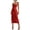 Red, variant on IROINNID Women's V-Neck Sheath Dress Fashion Summer Casual Solid Camis Sleeveless Vest Long Dress Ankle-Length Dress