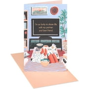 American Greetings Anniversary Card for Husband, Wife, Boyfriend, Girlfriend or Significant Other (To The One My Heart Loves Best)