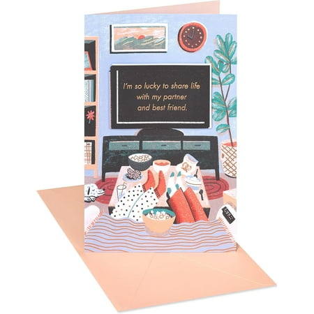 American Greetings Anniversary Card for Husband, Wife, Boyfriend, Girlfriend or Significant Other (To The One My Heart Loves Best)