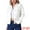 White, variant on Women's Jean Jacket Long Sleeve Button Up Denim Jackets XL Black