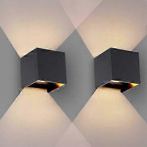 2025 Latest Model TCGG-Lot de 2 Applique murale 12W Led chambre Moderne