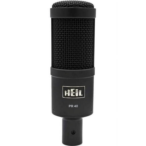 Heil Sound 365001 Large Diameter Studio Microphone, Black