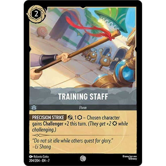 Disney Lorcana Archazia's Island Common Training Staff #204
